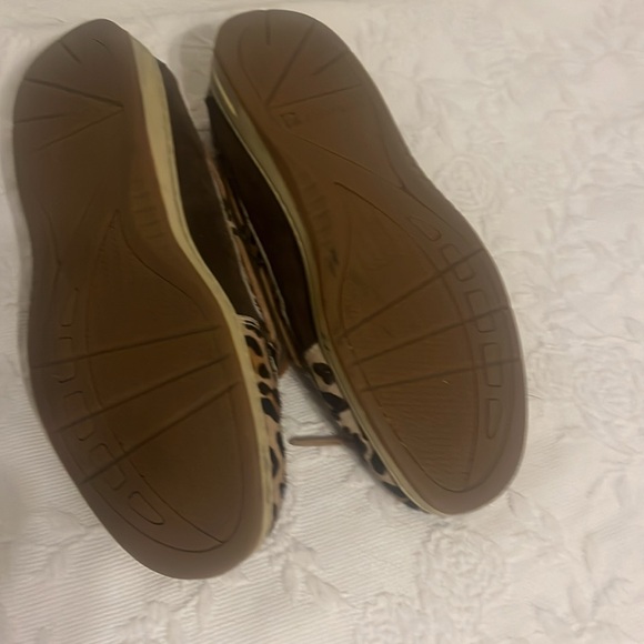 Sperry topsiders cheetah print calf hair and suede - Picture 6 of 6